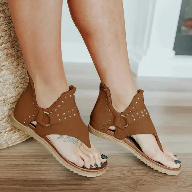 Chic Summer Canvas Flats