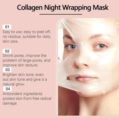 Mascarilla hidratante de colágeno peel-off