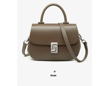 Bolso bandolera estilo sillín de cuero retro