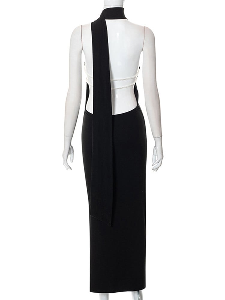 Chic Backless Evening Formal Prom Dress