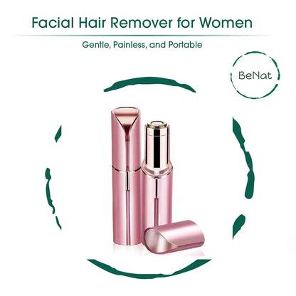 Set de depilación facial y de cejas recargable (2 unidades)