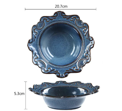 Elegant Baroque Porcelain Dining Set