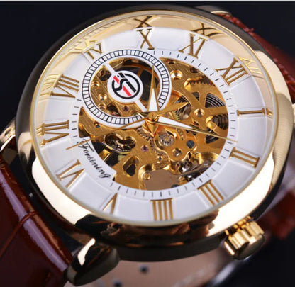 Gent's Openwork Mechanical Timepiece