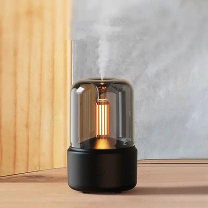 Difusor humidificador con luz de vela