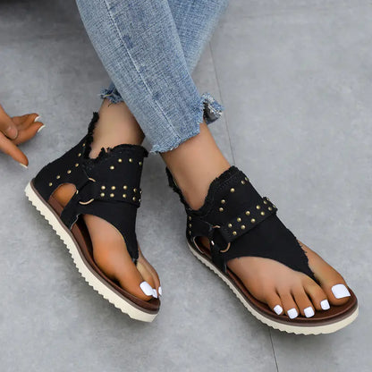Chic Summer Canvas Flats
