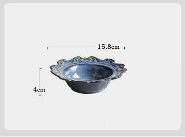 Elegant Baroque Porcelain Dining Set