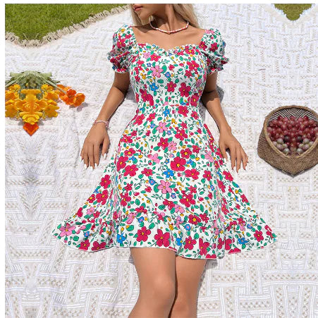 Sunny Floral Day Dress