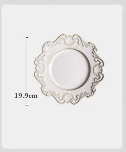Elegant Baroque Porcelain Dining Set