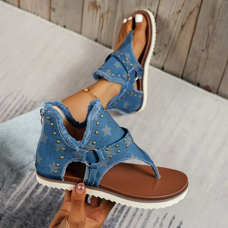 Chic Summer Canvas Flats