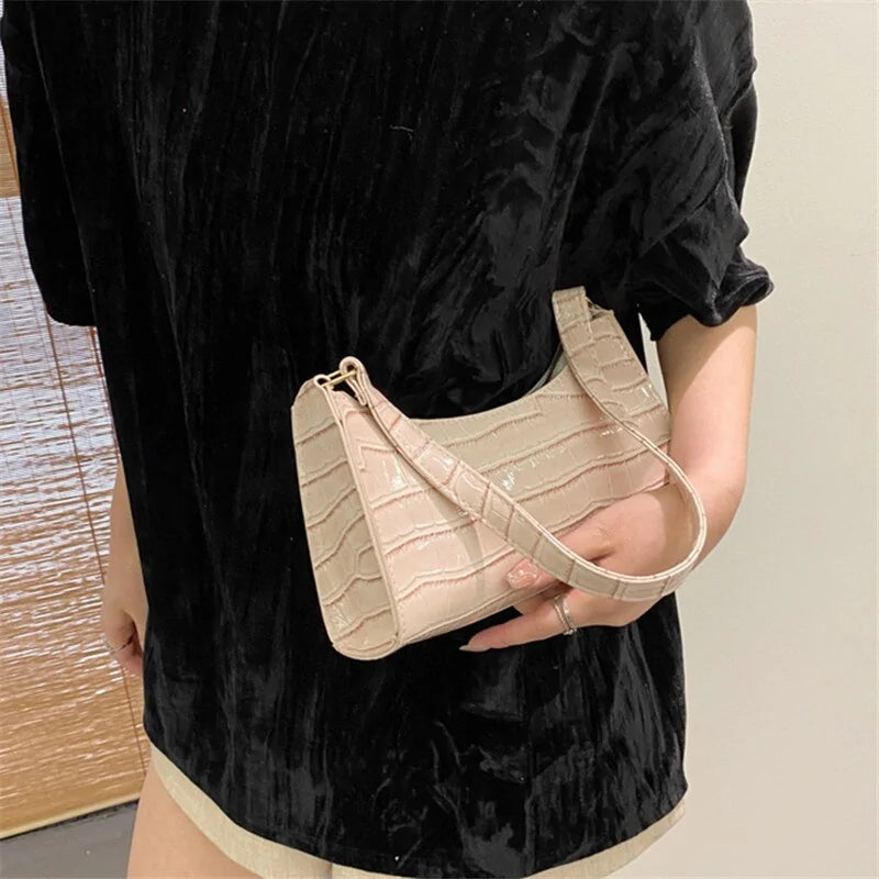 Bolso de hombro de cuero