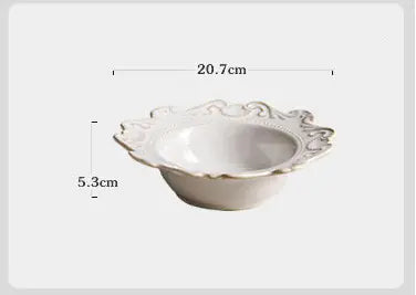 Elegant Baroque Porcelain Dining Set