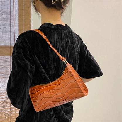 Bolso de hombro de cuero