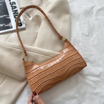 Bolso de hombro de cuero