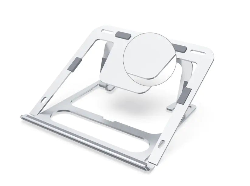 ErgoFlex Aluminum Laptop Riser with Cooling