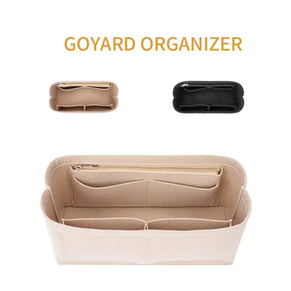 Organizador de cosméticos con bolsa de fieltro