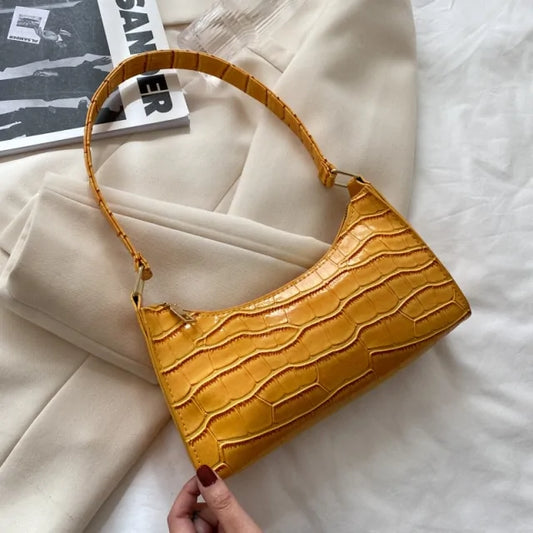 Bolso de hombro de cuero