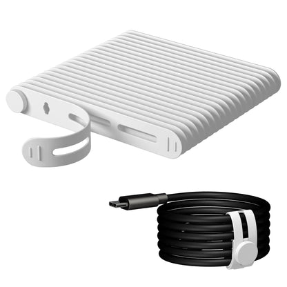 20Pcs QuickLock Silicone Cable Organizers for Wires and Cords