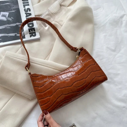 Bolso de hombro de cuero