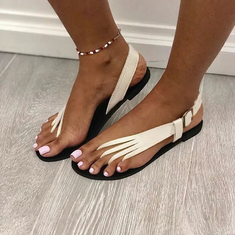 Chic Large Size Women's Flat Sandals