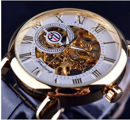 Gent's Openwork Mechanical Timepiece