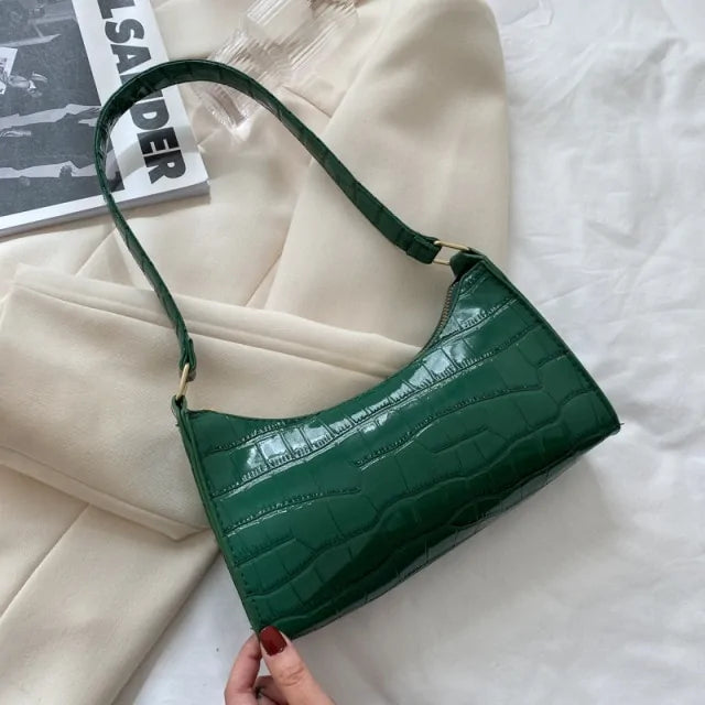 Bolso de hombro de cuero