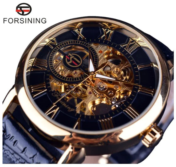 Gent's Openwork Mechanical Timepiece
