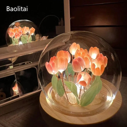 Vintage Tulip LED Lamp