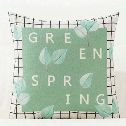 Leafy Art Cushion Covers for Home & Car