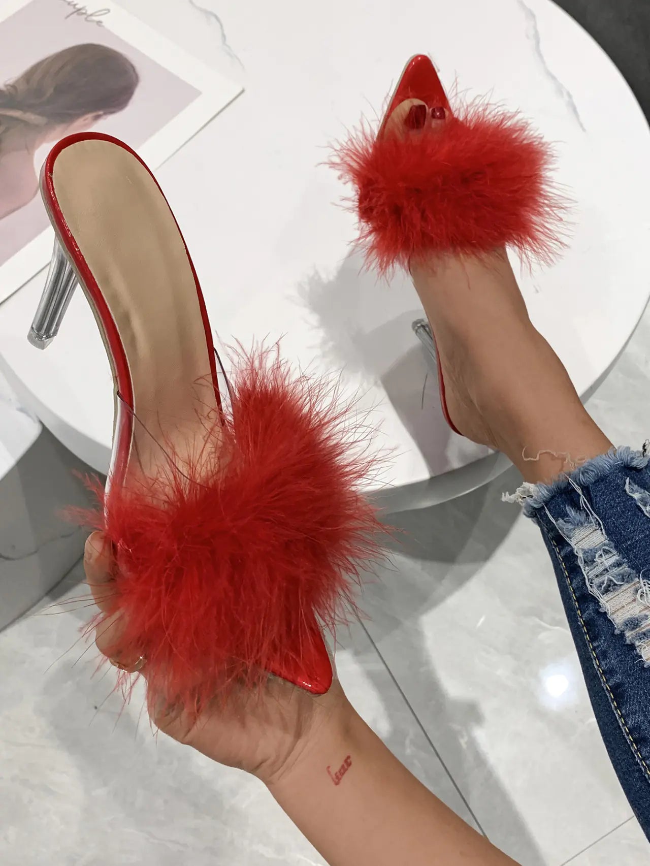 Elegant Pointed Stiletto Sandals