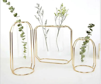 Elegant Glass Tube Flower Holder