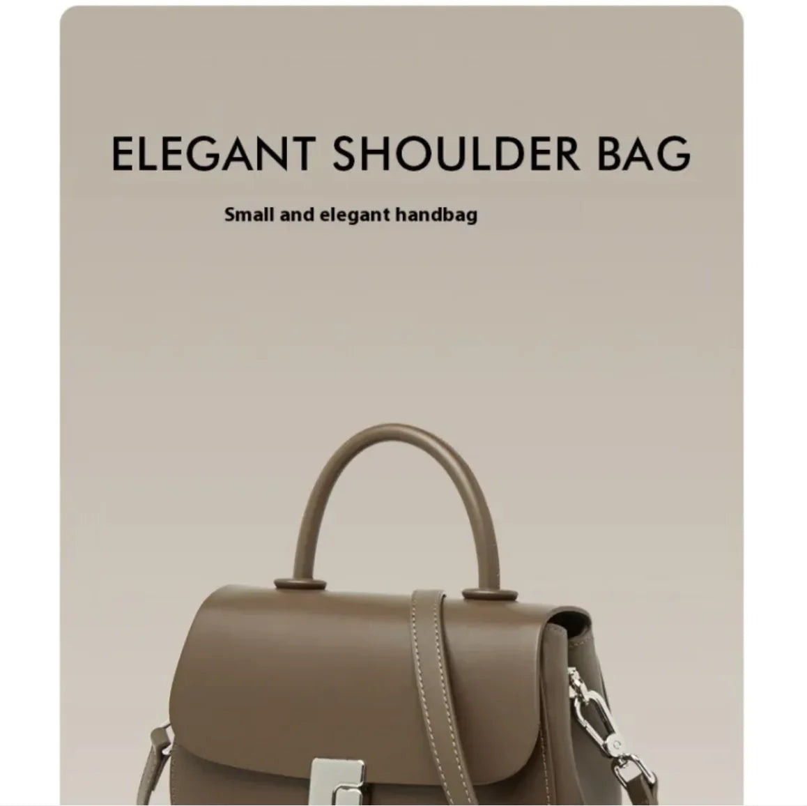 Bolso bandolera estilo sillín de cuero retro