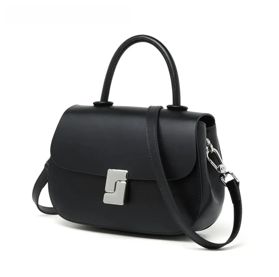 Bolso bandolera estilo sillín de cuero retro