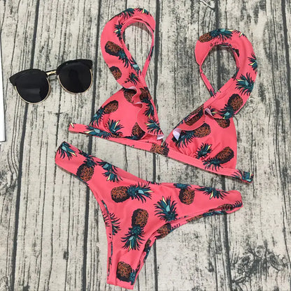 Chic Printed Bikini Set