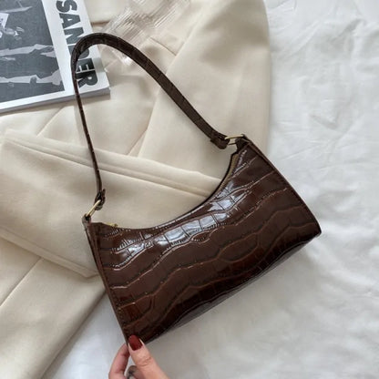 Bolso de hombro de cuero