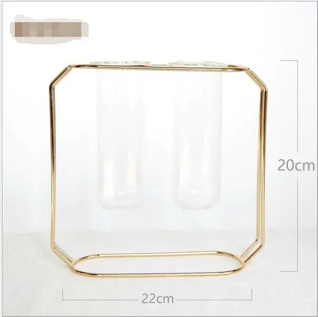 Elegant Glass Tube Flower Holder