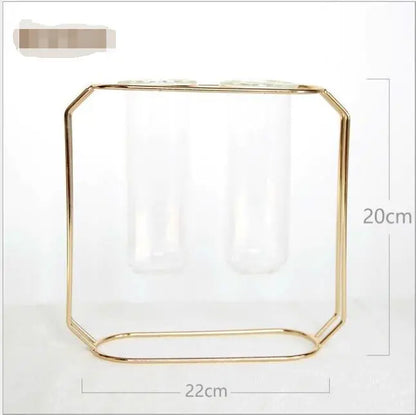 Elegant Glass Tube Flower Holder