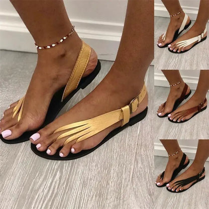 Chic Large Size Women's Flat Sandals