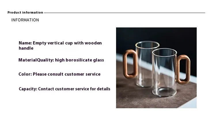 Elegant Smoky Borosilicate Glass Cup
