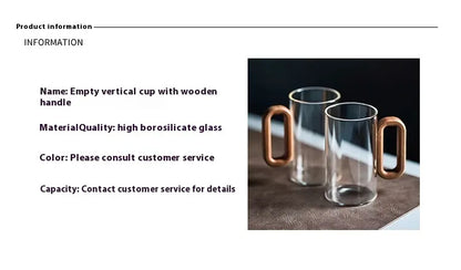 Elegant Smoky Borosilicate Glass Cup