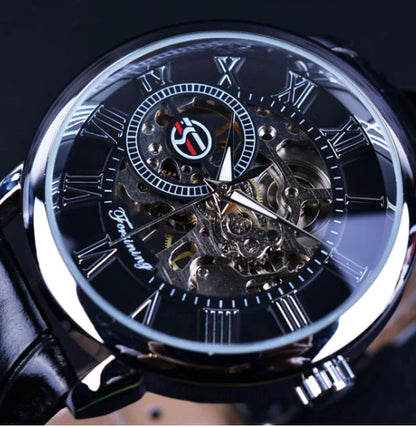 Gent's Openwork Mechanical Timepiece