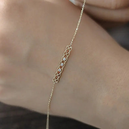 Sterling Silver Chic Woman's Bracelet