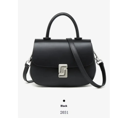 Bolso bandolera estilo sillín de cuero retro