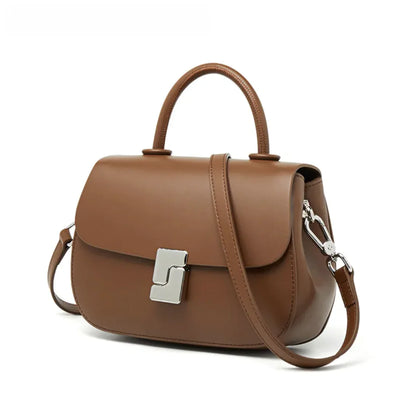 Bolso bandolera estilo sillín de cuero retro