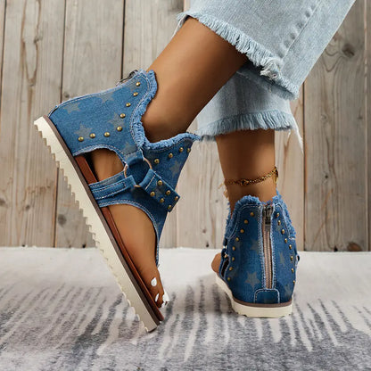 Chic Summer Canvas Flats