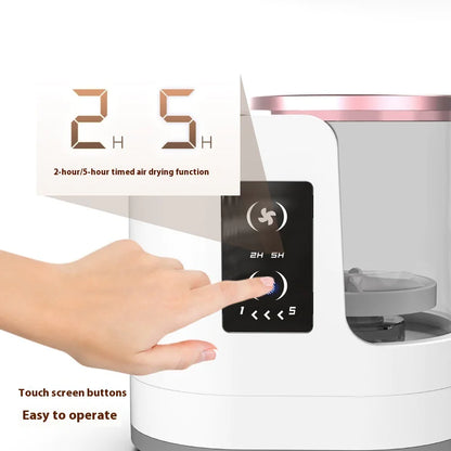 USB-Equipped Cosmetic Brush Care System