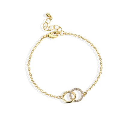 Elegant Copper-Plated Gold Bracelet