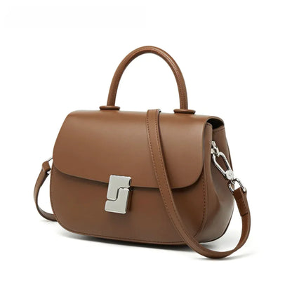 Bolso bandolera estilo sillín de cuero retro