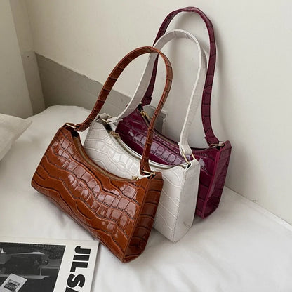 Bolso de hombro de cuero