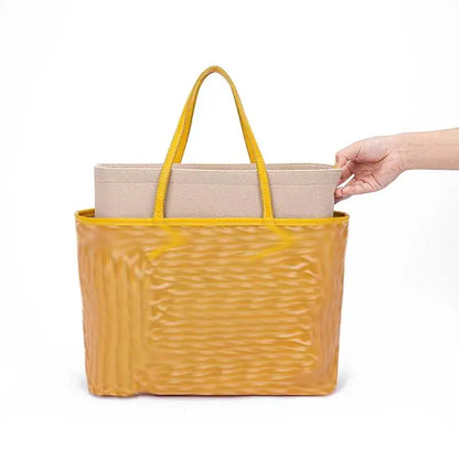 Felt Handbag Makeup Organizer