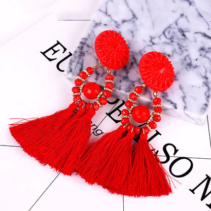 Bohemian Long Tassel Earrings